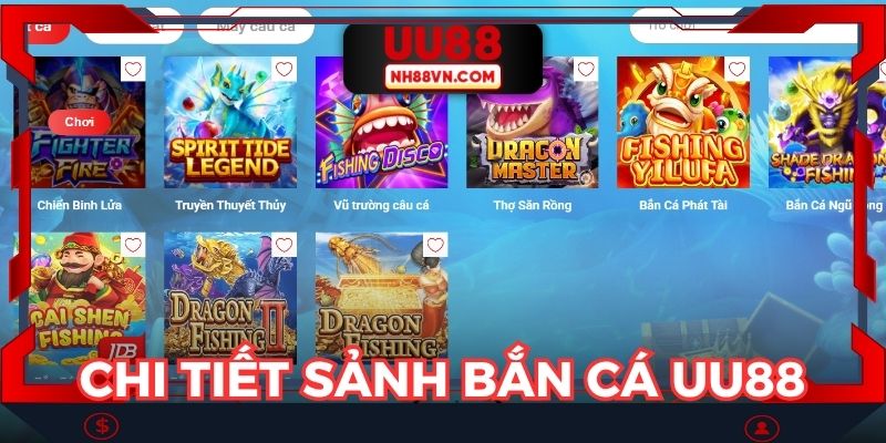 Chi tiết thông tin bắn cá UU88 cho mọi hội viên